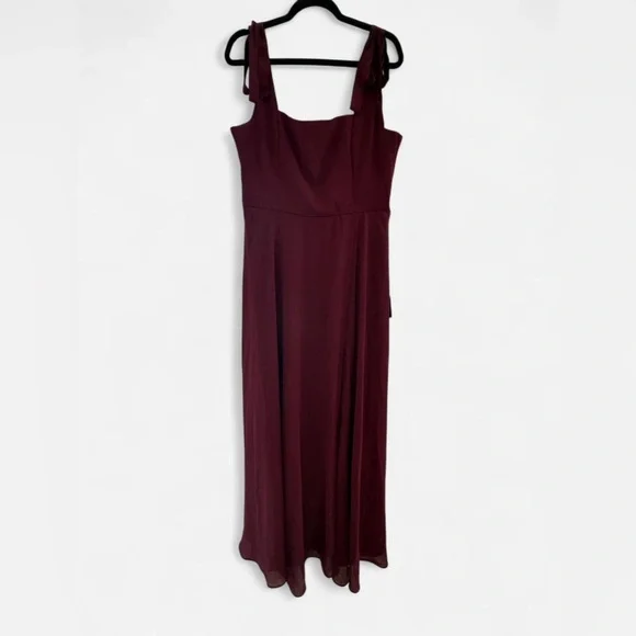 Love Me Forever Burgundy Dress - Picture 3 of 5